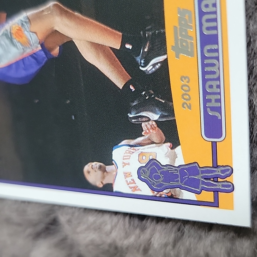 Topps 2003-2004 Basketball Card with Purple and Orange SHAWN MARION PHOENIX SUNS